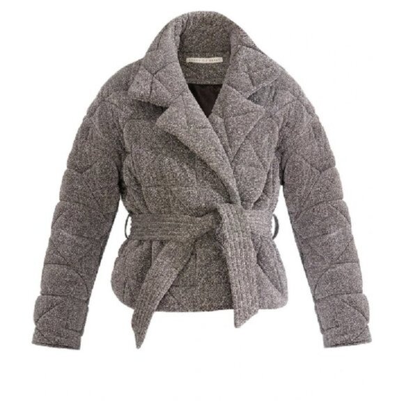 VERONICA BEARD Marshal Metallic Quilted Coat - Picture 3 of 17